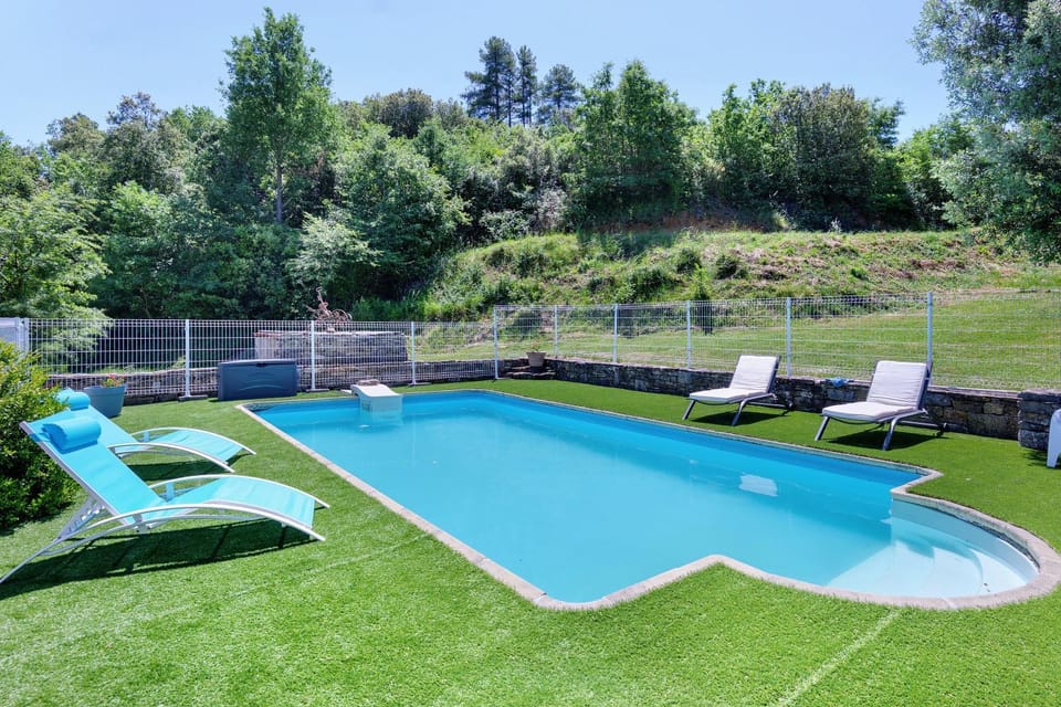 Property building, Living room, Swimming pool
