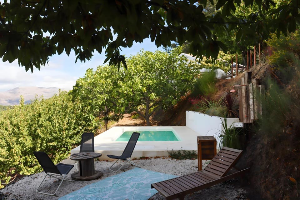 Property building, Living room, Swimming pool