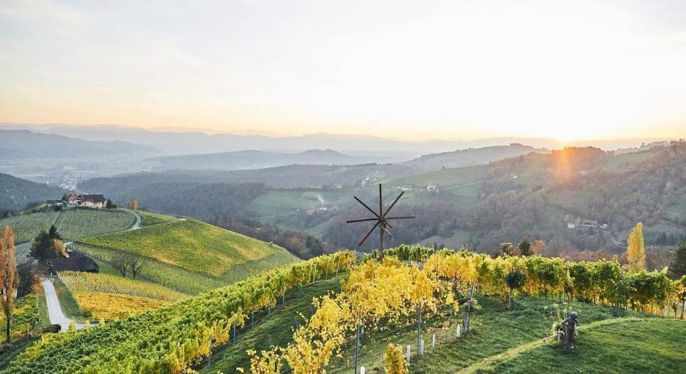 Natural landscape, Bird's eye view, Hiking, Autumn, Sunset