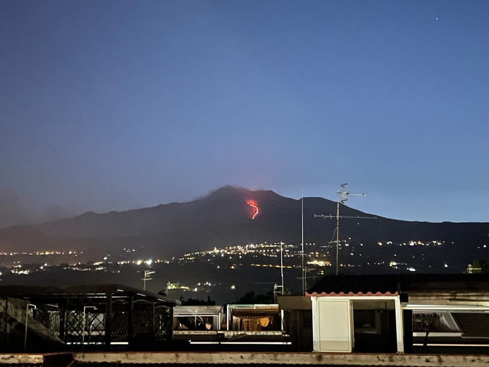 Night, Mountain view