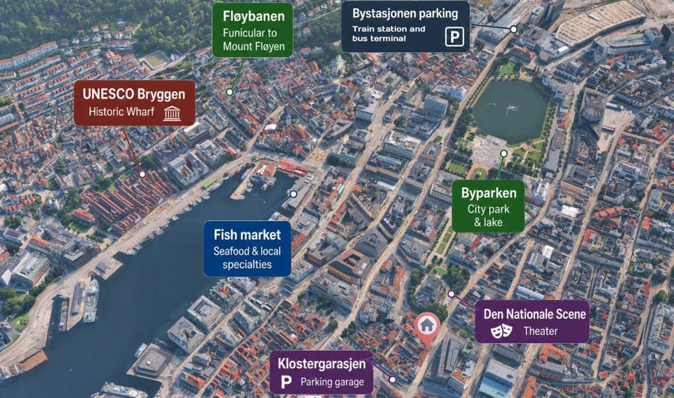 3BR loft-apartment near Downtown & Ocean Apartment in Bergen