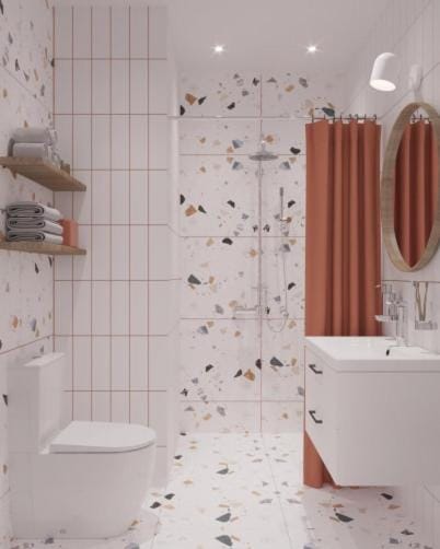 Shower, Toilet, Bath