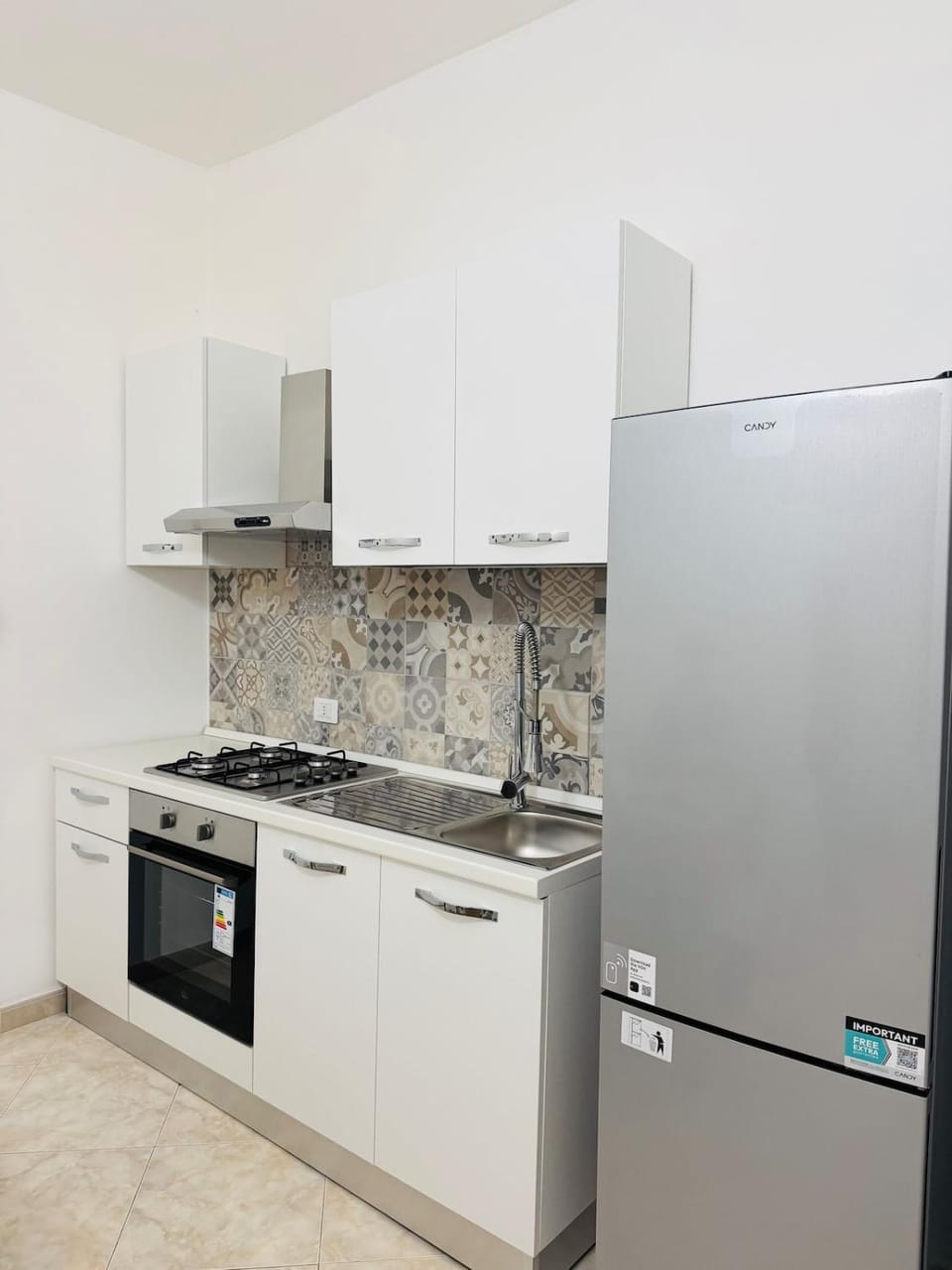 Kitchen or kitchenette, oven, stove