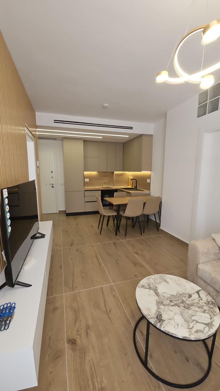 Kitchen or kitchenette, Living room, Dining area