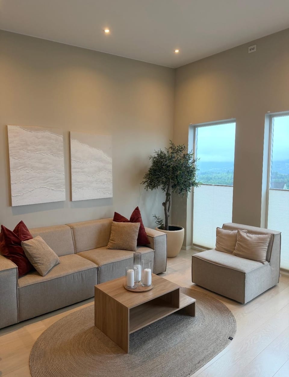 Semi-detached house with lovely views of the city fjord House in Bergen