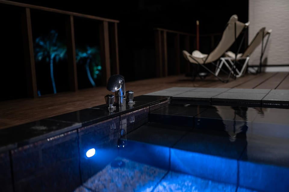 Night, Hot Tub, Open Air Bath