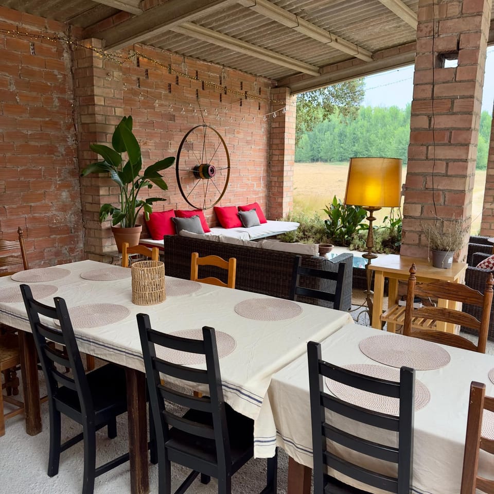 Catalan Farmhouse - Pool, BBQ Terrace, Sleeps 14 House in Selva