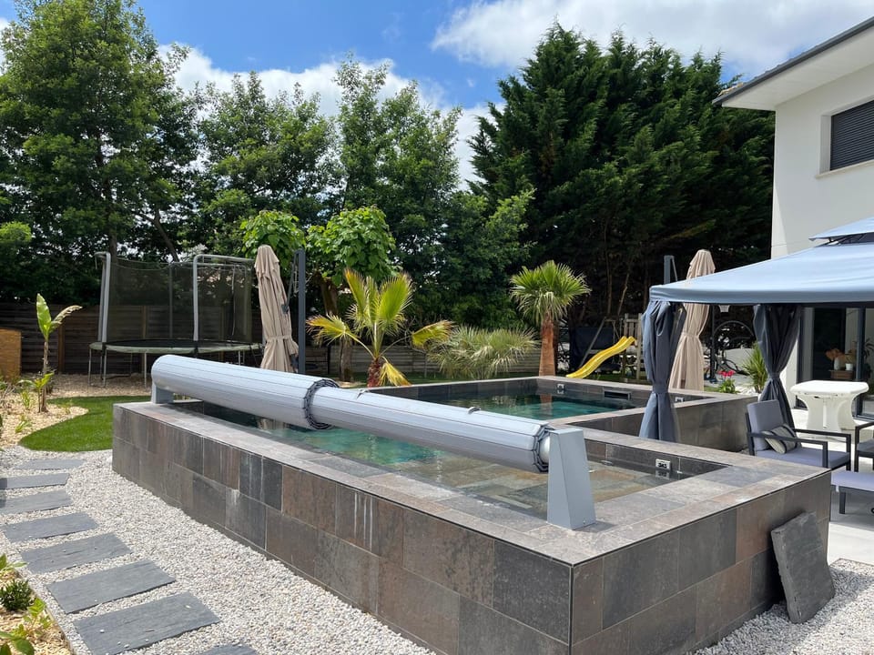 Children play ground, Garden, Swimming pool