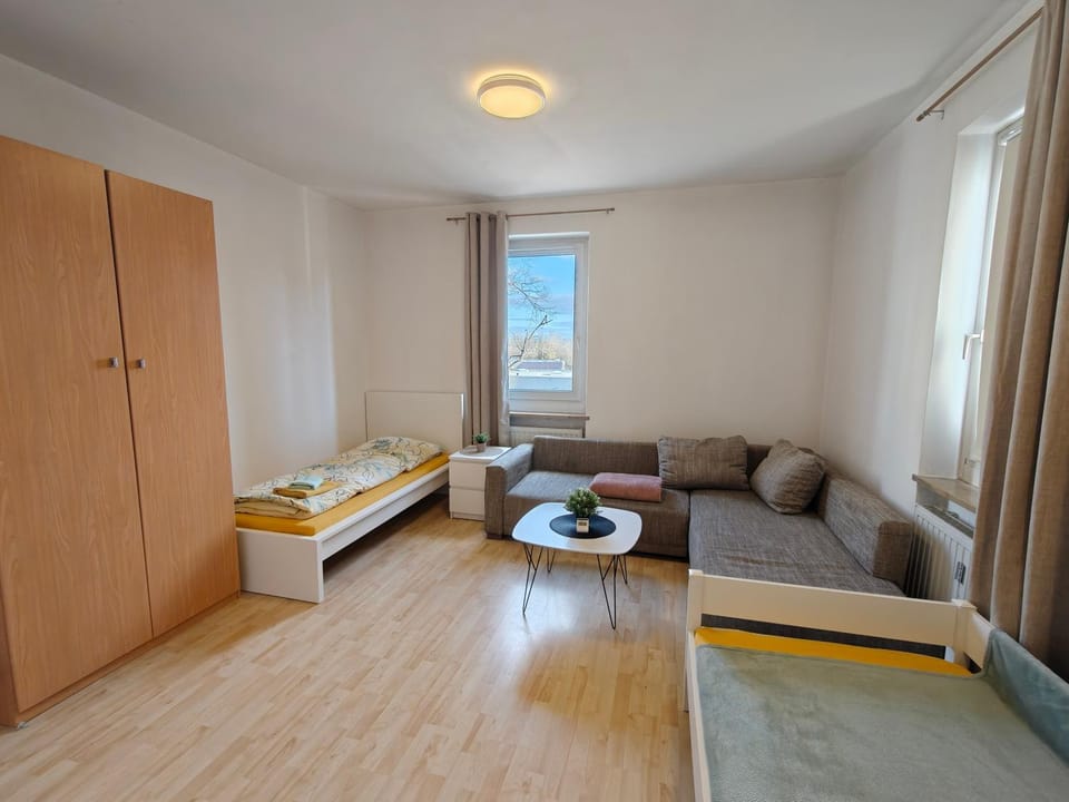 Living room, Bedroom