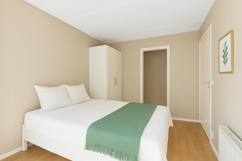 Bed, Photo of the whole room, Bedroom, wardrobe