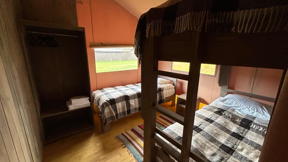 Bed, Photo of the whole room, Bedroom, bunk bed, wardrobe