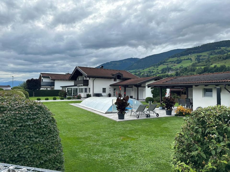 Property building, Natural landscape, Garden, Mountain view