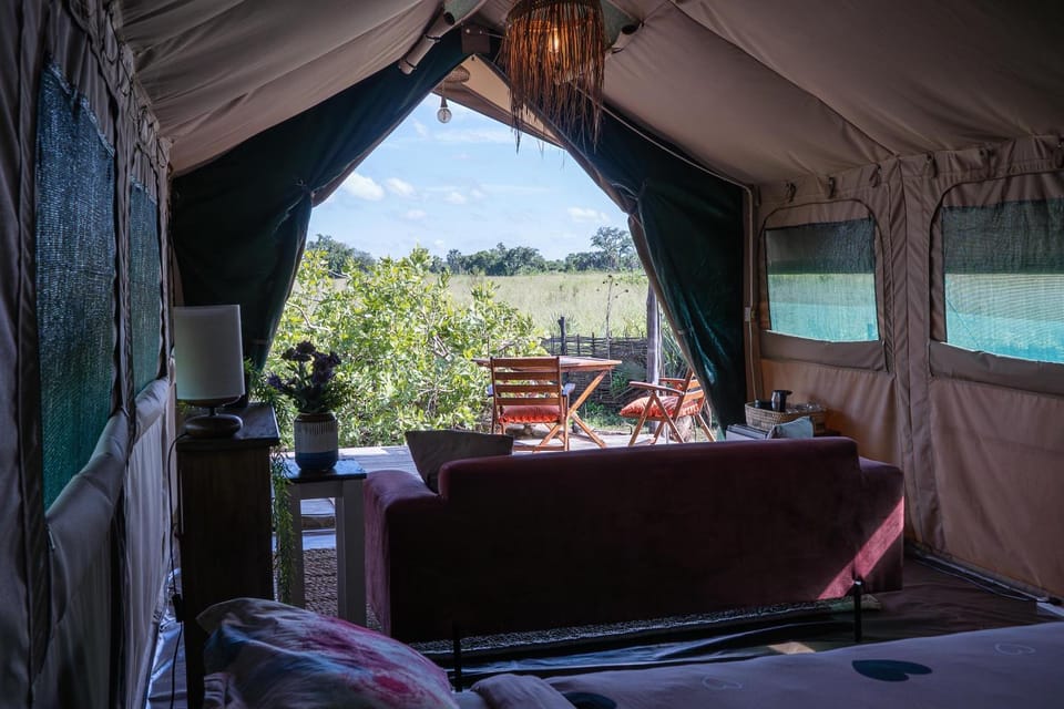 Muzanga Eco Guesthouse Luxury tent in Zambia