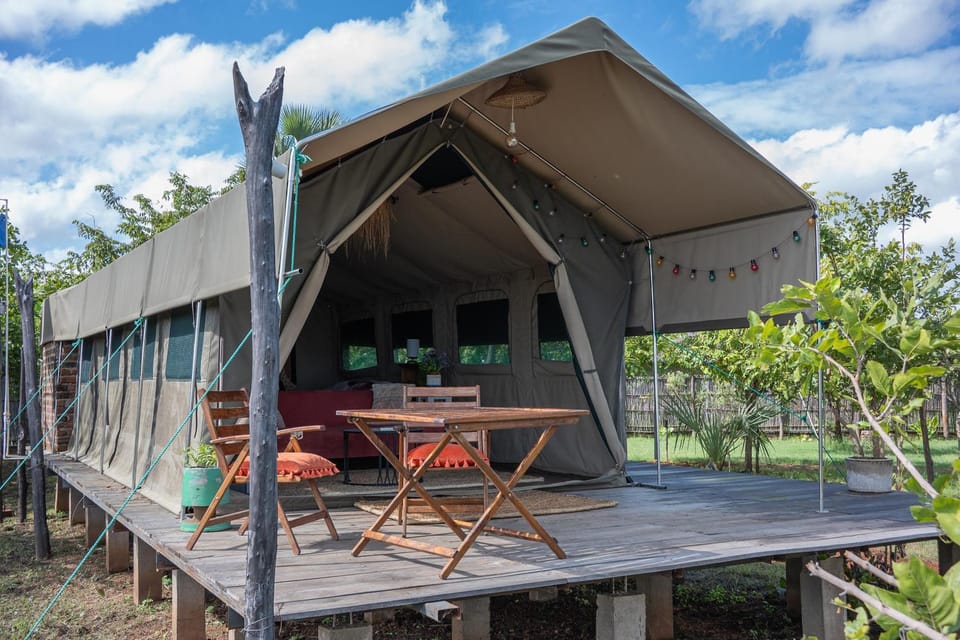 Muzanga Eco Guesthouse Luxury tent in Zambia