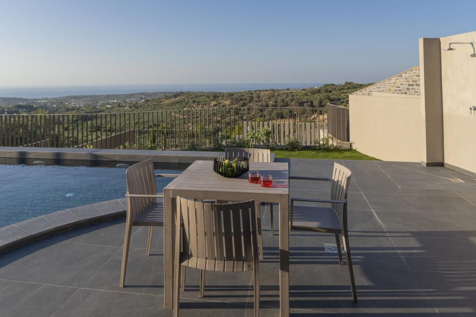 Patio, Day, Dining area, Pool view