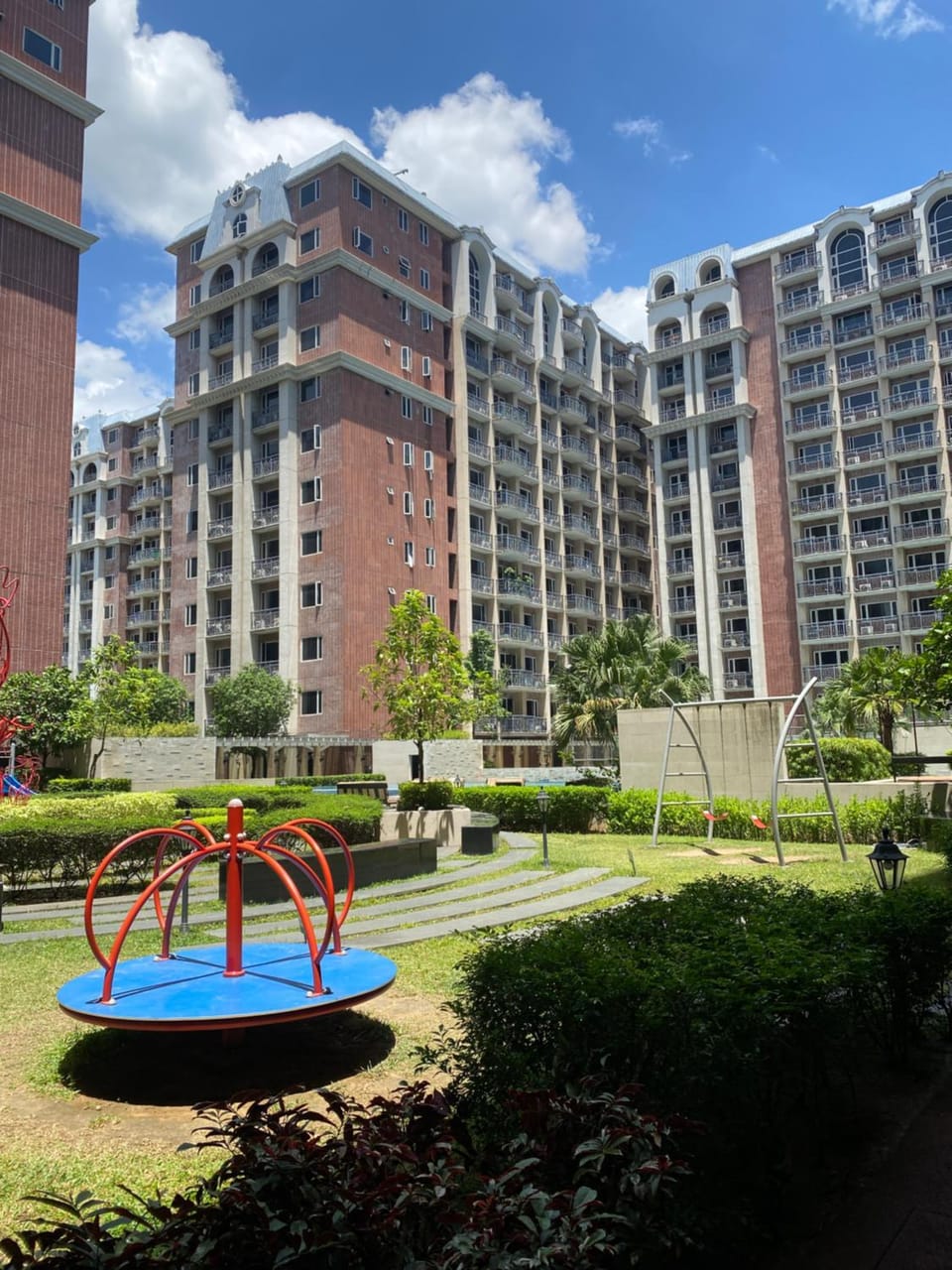 Property building, Children play ground, Garden, Garden view