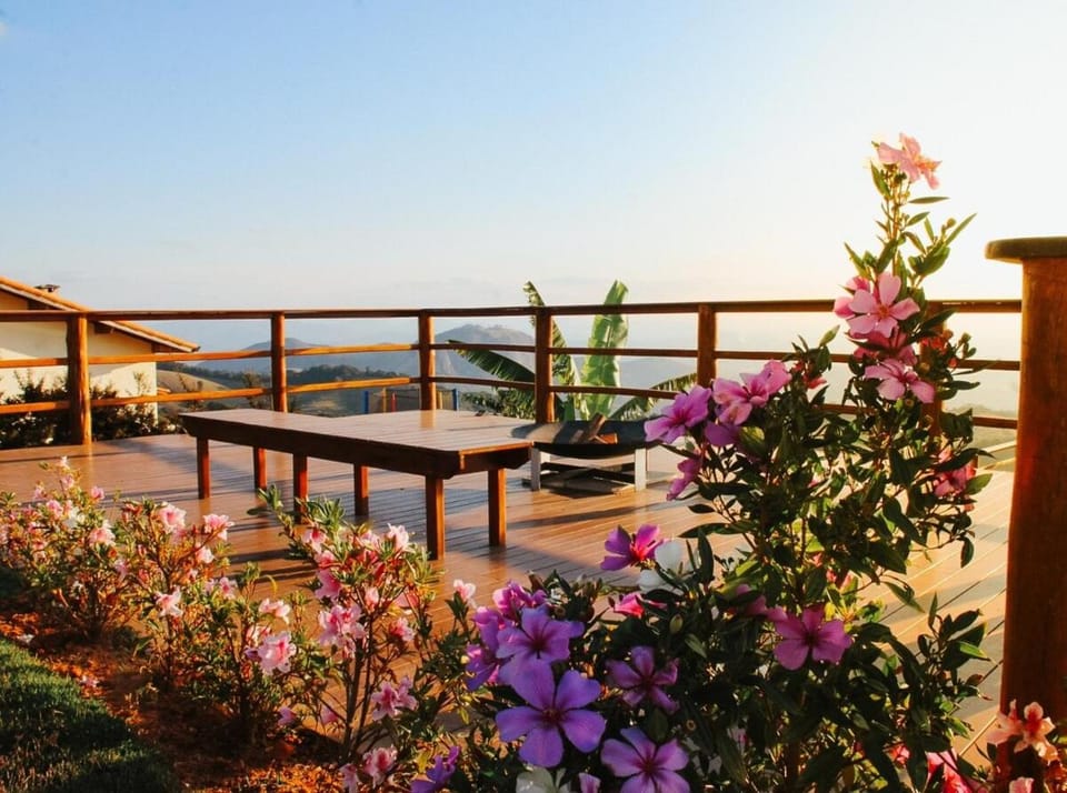 Sitio REMAR with magnificent view, beautiful sunset Villa in State of São Paulo
