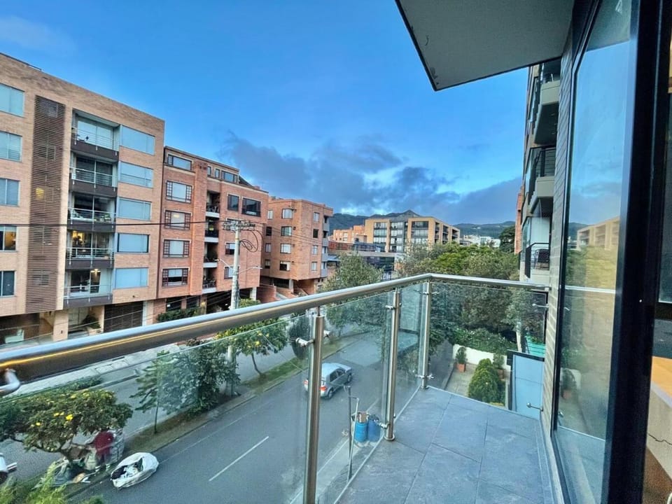 New Dream Corner Loft Private Balcony Usaquen Apartment in Bogota