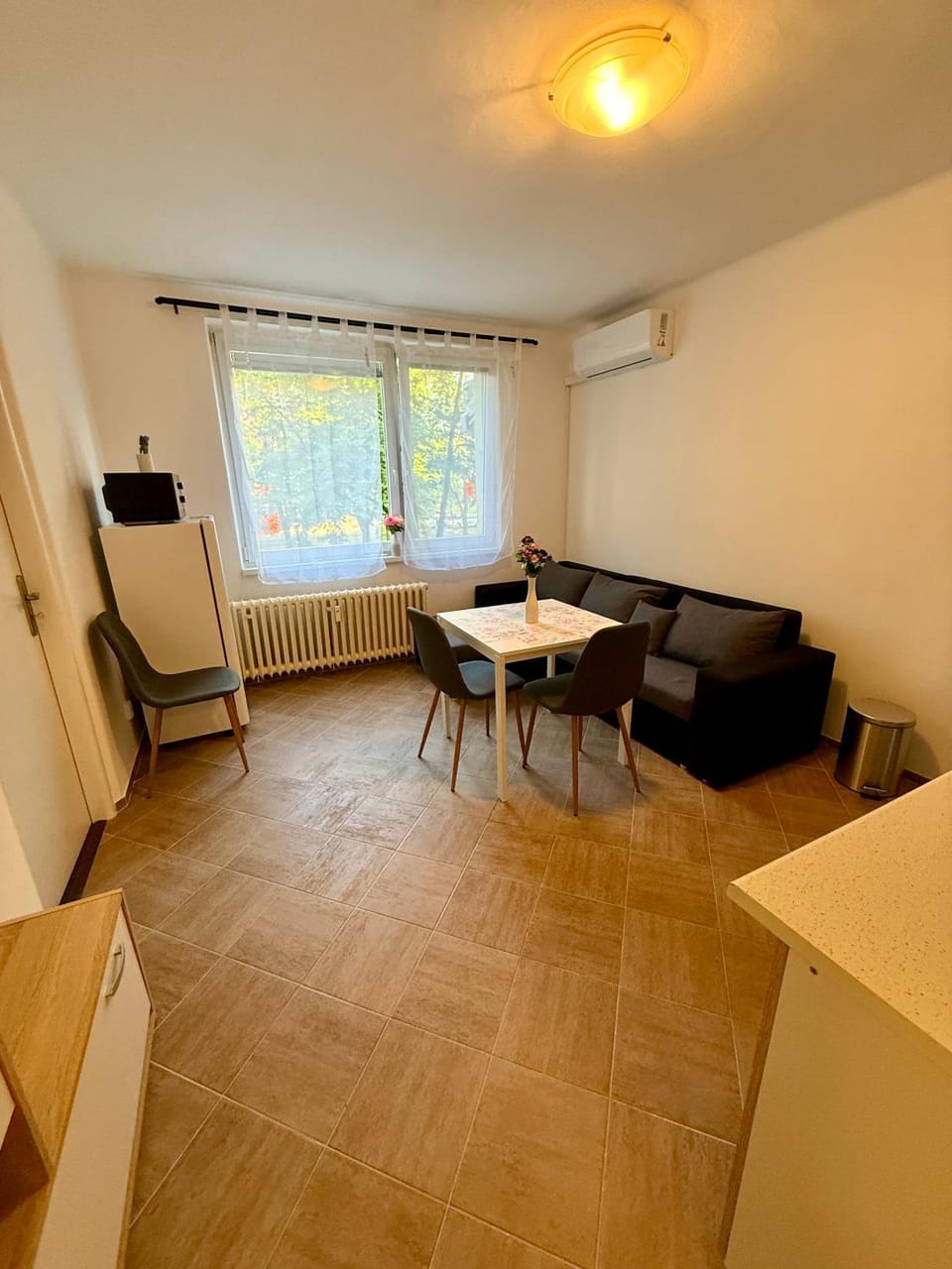 Kitchen or kitchenette, Seating area, Dining area