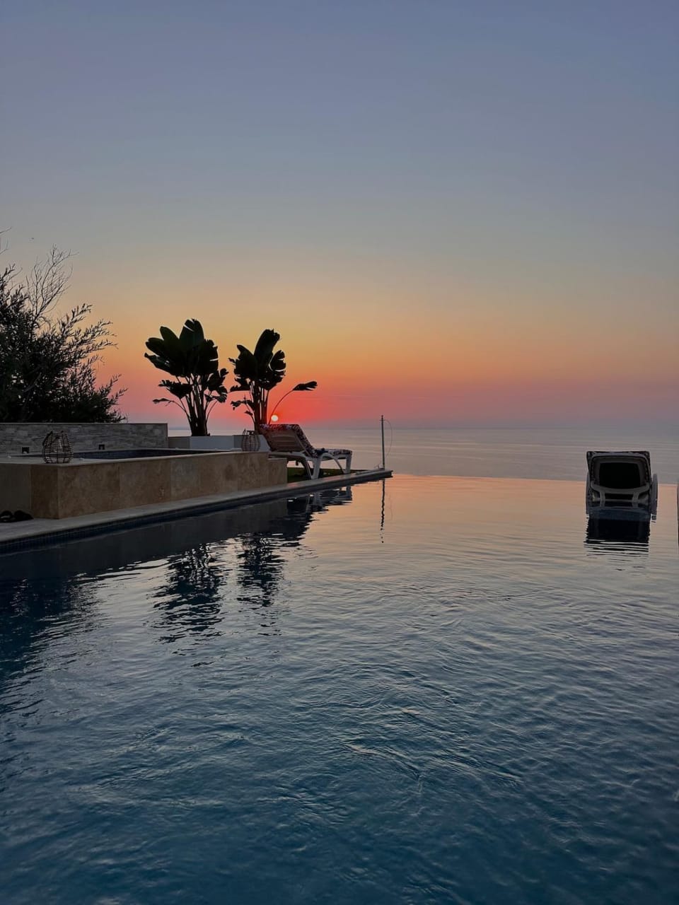 Natural landscape, Pool view, Sea view, Swimming pool, Sunrise