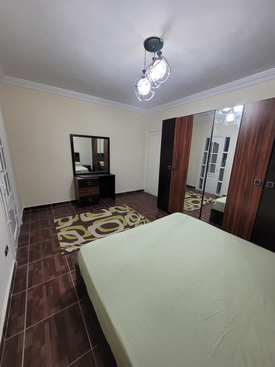 Bed, Photo of the whole room, Bedroom, wardrobe, air conditioner