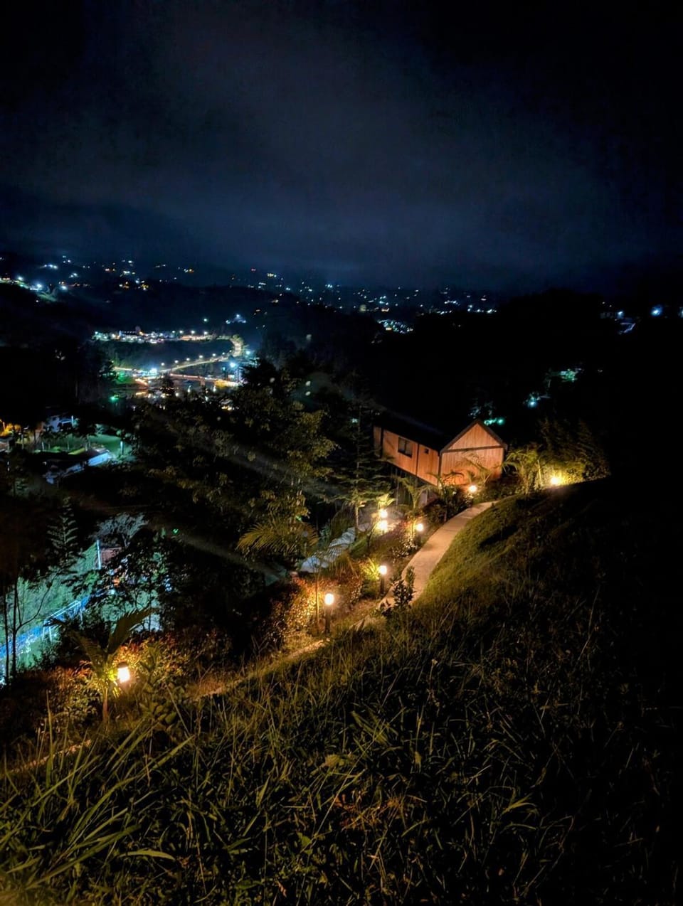 Night, Mountain view