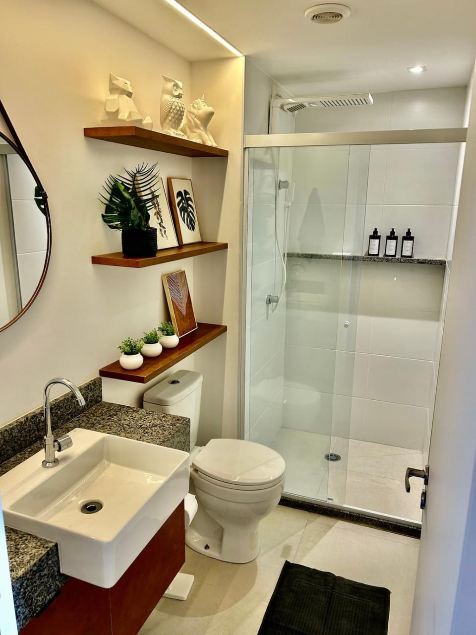 Shower, Toilet, towels