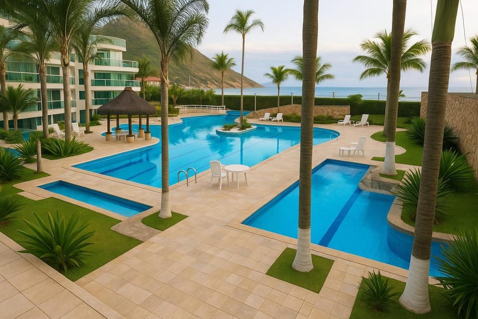 Duplex 2 Quartos Pé na Areia Resort Recreio Apartment in Rio de Janeiro
