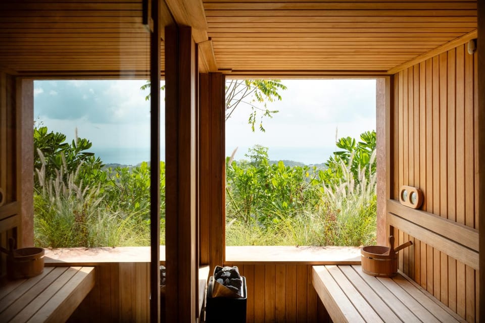 Villa Lebar - Hilltop 3 Bedroom Private Home with Sauna, Ice bath and Jacuzzi with Vast Ocean and Volcano Views Villa in Bali
