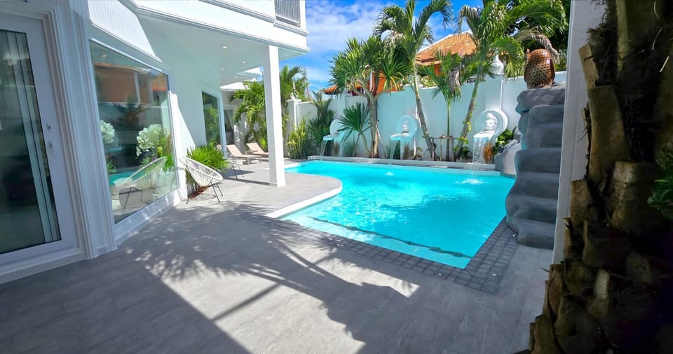 Patio, Day, Garden view, Swimming pool