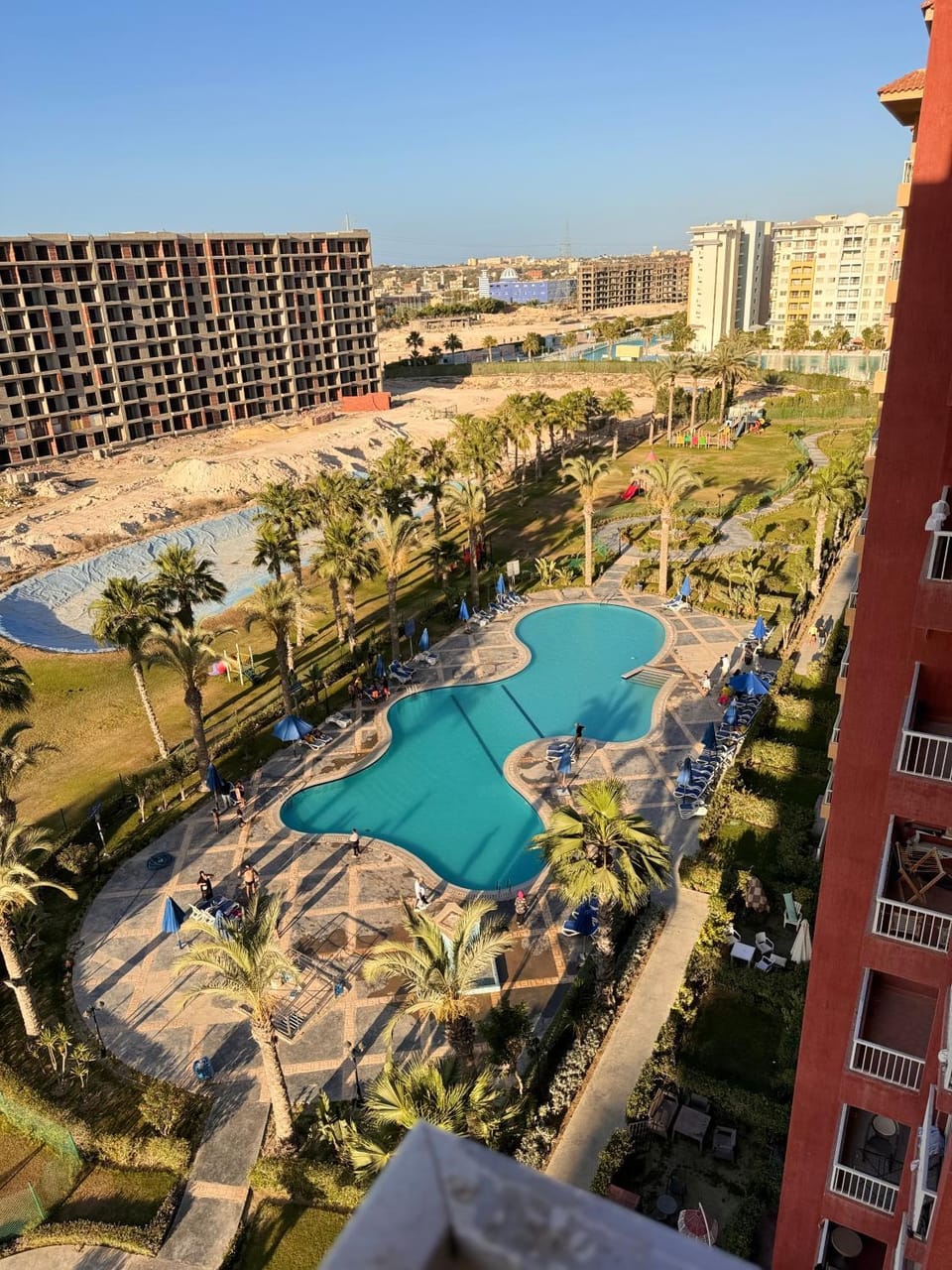 جولف بورتو مارينا منطقه الجولف باي Campground/ 
RV Resort in Egypt