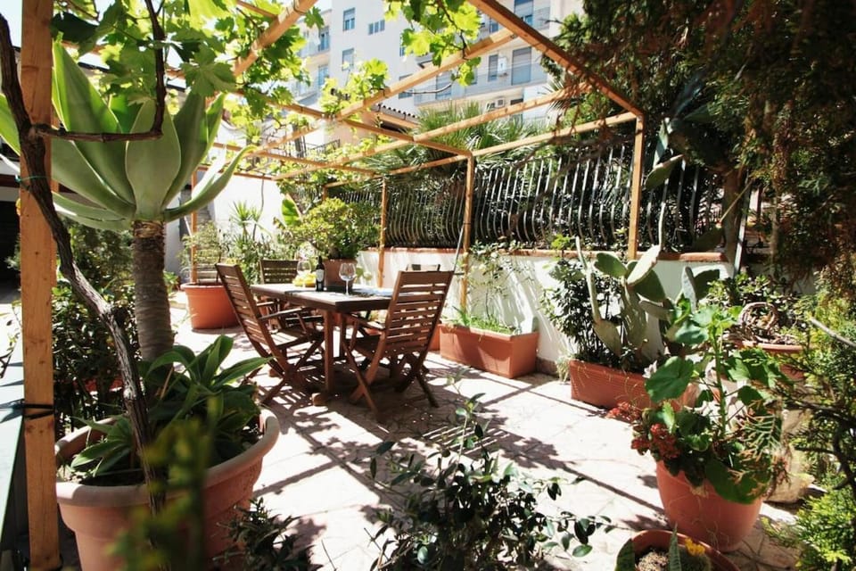 Patio, Day, Garden, Garden, Dining area, Garden view