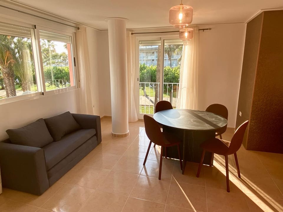 Living room, Dining area, Sunset