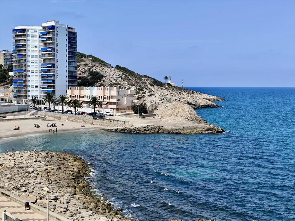Natural landscape, Beach, Mountain view, Sea view
