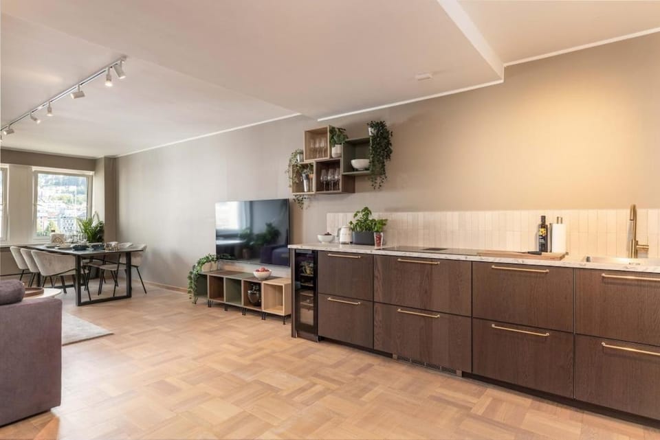 Nice apartment with stunning view over Bryggen Apartment in Bergen