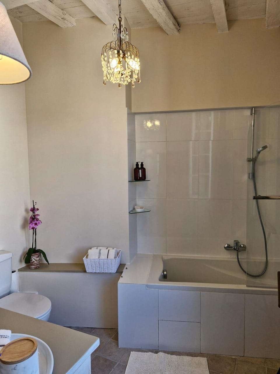 Shower, Bathroom, Bath, towels