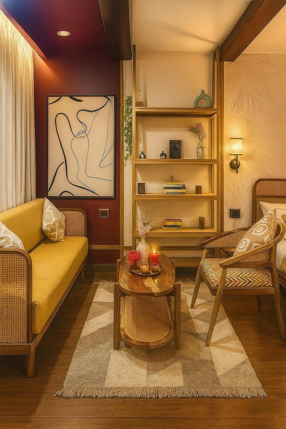 Whispering Greens - Luxe Terrace - Pool & Garden Apartment in Gurugram