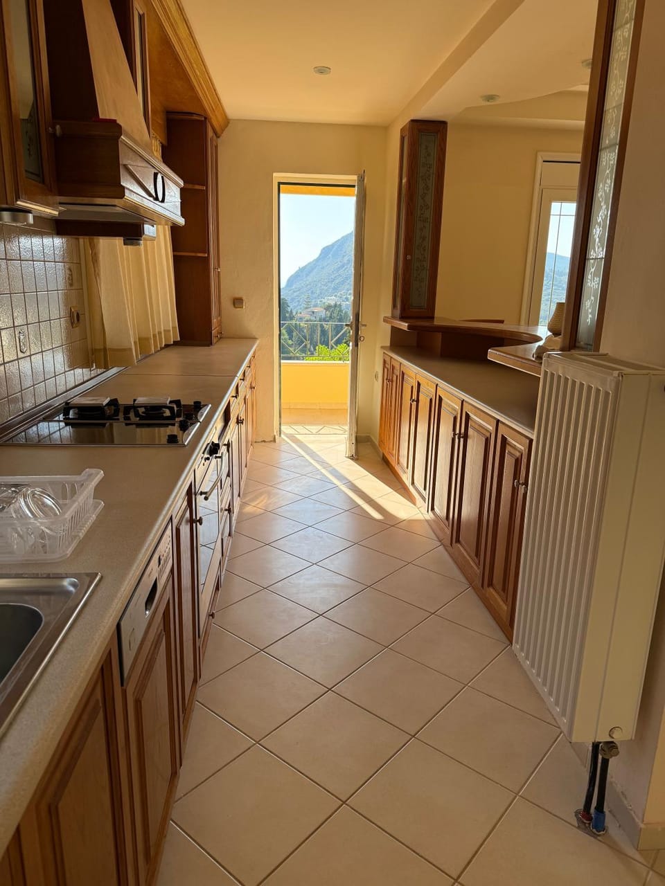 Natural landscape, Kitchen or kitchenette, Mountain view, stove