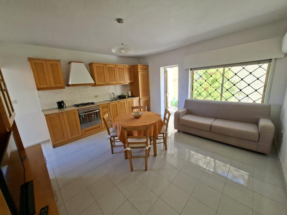 Kitchen or kitchenette, Living room, Seating area, Dining area, stove
