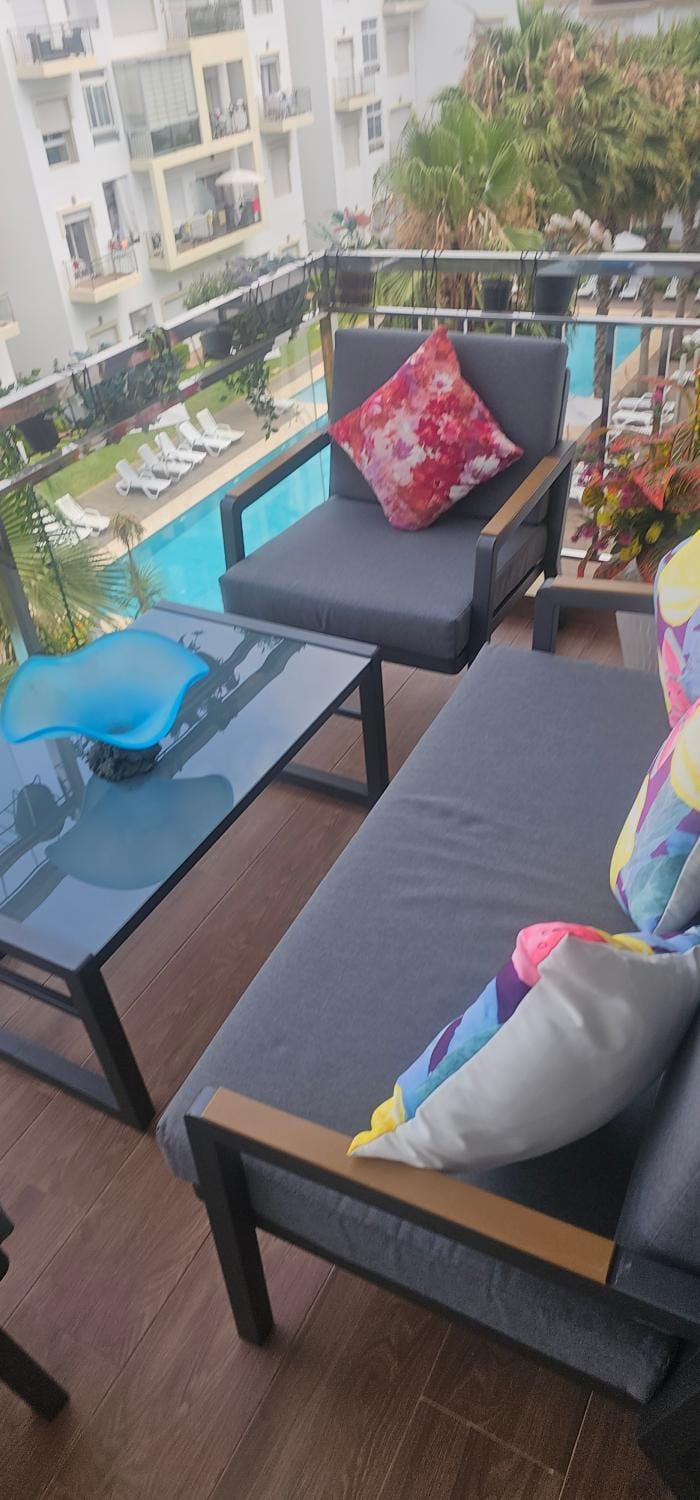 Appartement vue sur piscine kettani Apartment in Bouznika