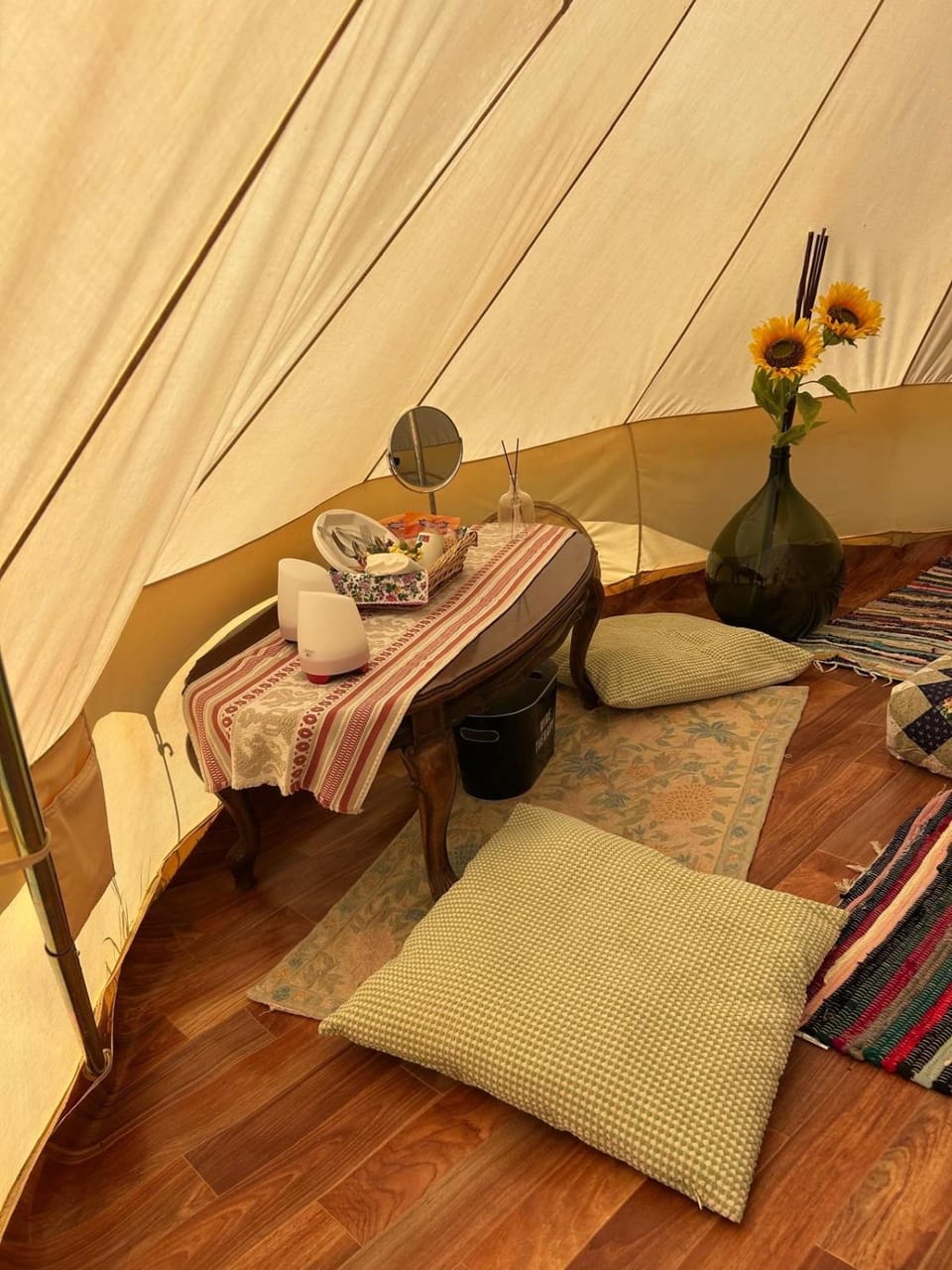 Tenda romantica nel Noccioleto Campground/ 
RV Resort in Piedmont