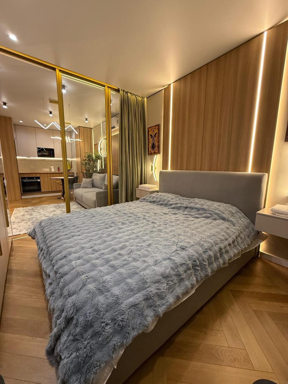 Bed, Bedroom, wardrobe