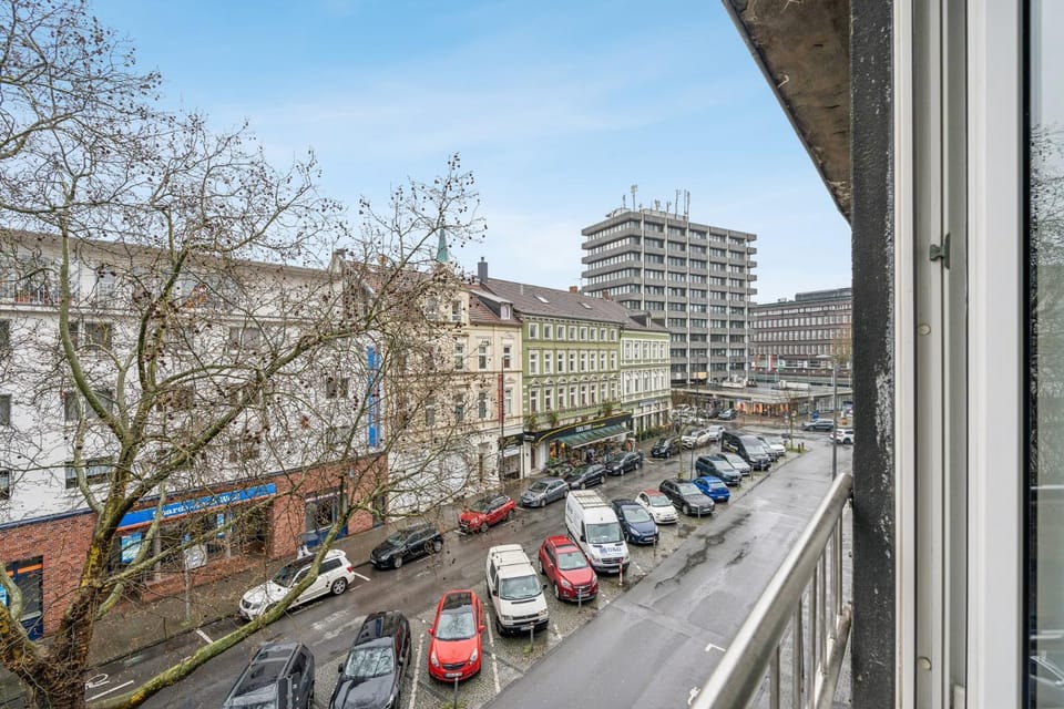 Property building, City view, Street view, Parking