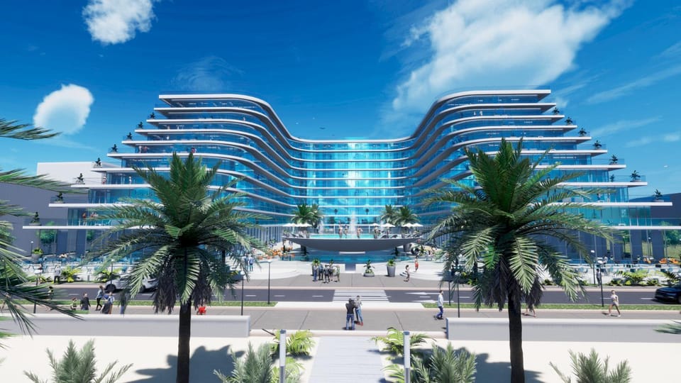 Property building, Restaurant/places to eat, Day, Food and drinks, Pool view, Swimming pool