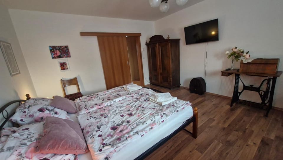 Bed, TV and multimedia, Living room