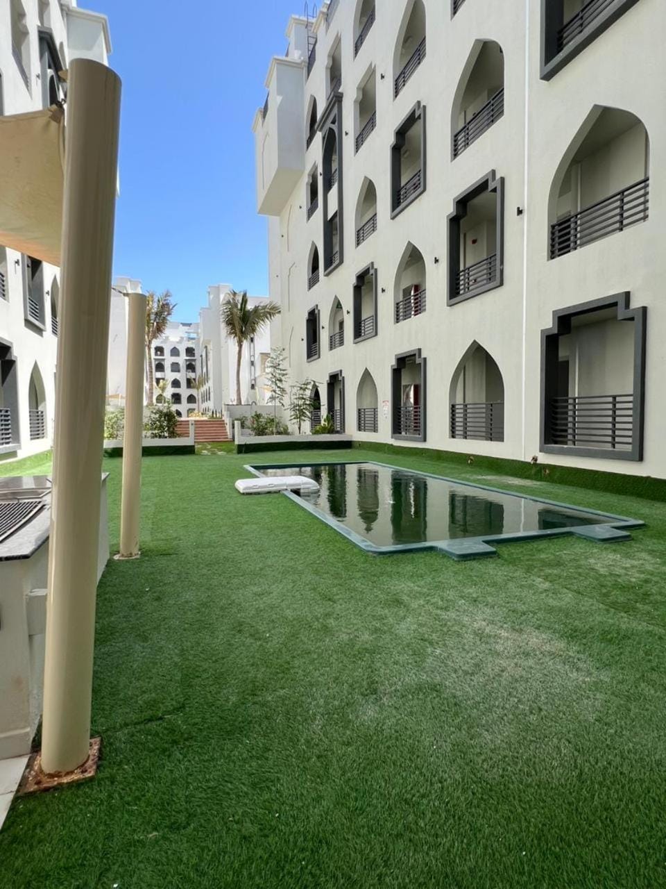 Property building, Natural landscape, Garden view, Pool view, Swimming pool