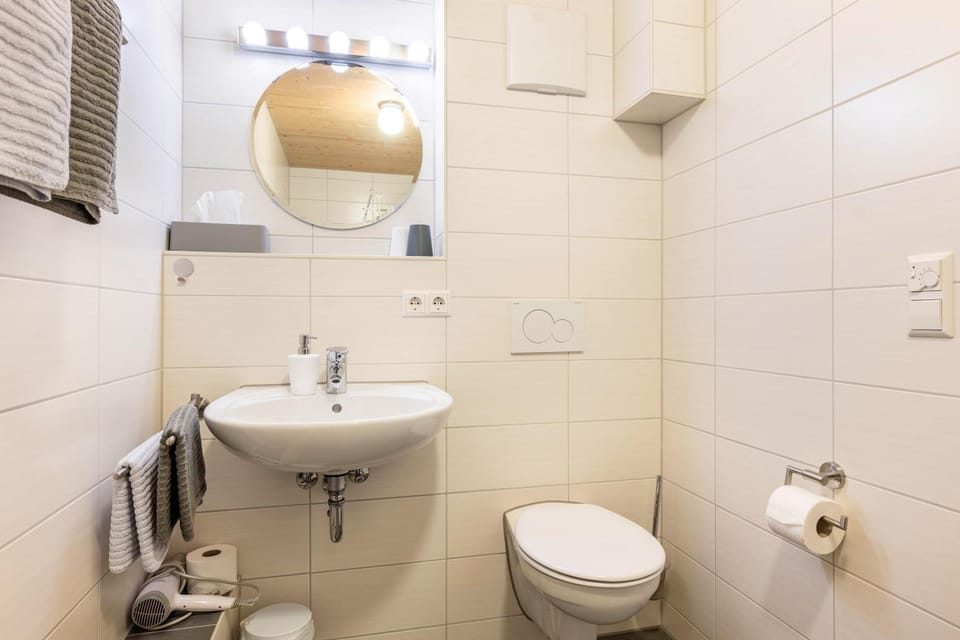 Bathroom, Living room