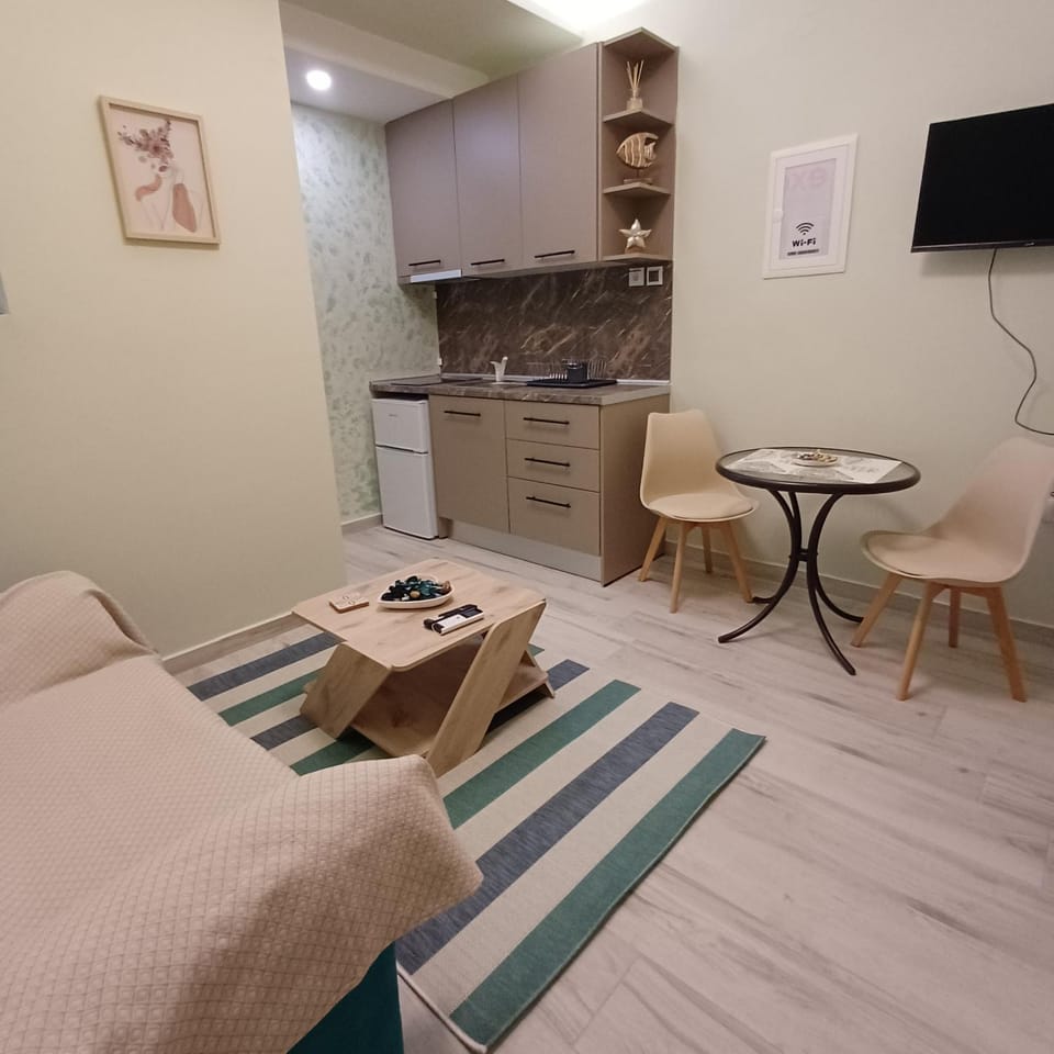Bed, TV and multimedia, Kitchen or kitchenette, Photo of the whole room, Seating area, Dining area, minibar