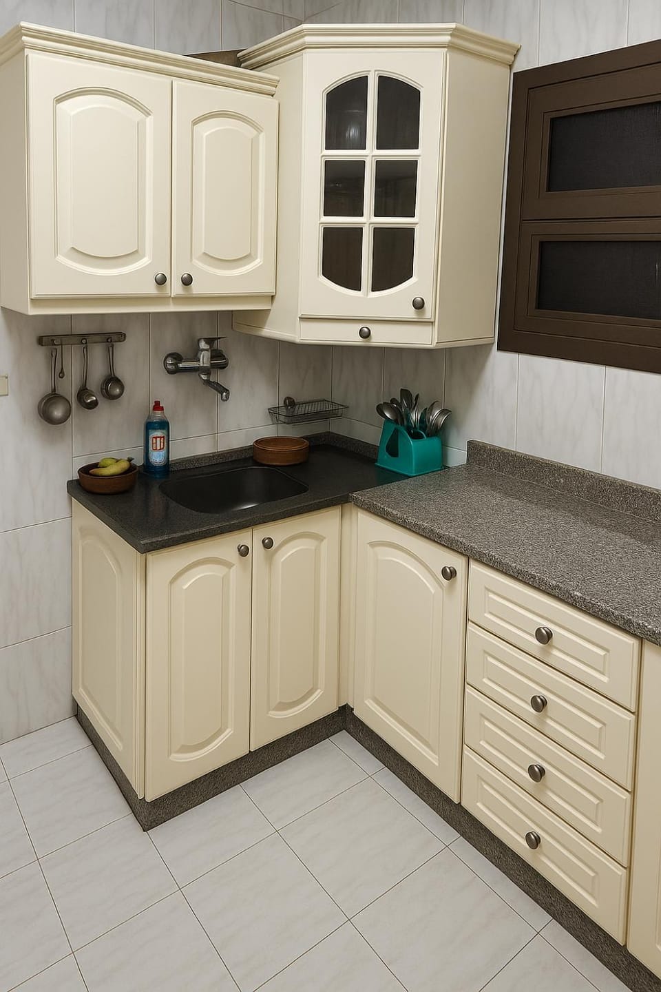 Kitchen or kitchenette, kitchen