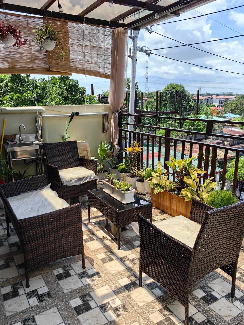 Patio, Day, Garden, Balcony/Terrace, Seating area, Garden view